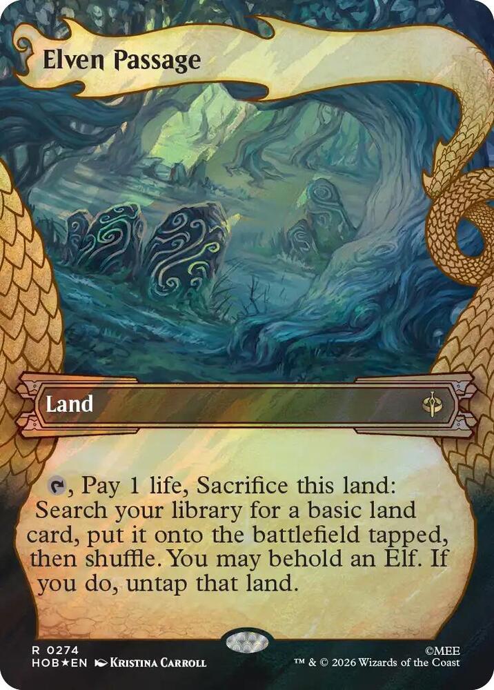 Elven Passage (Showcase) (Surge Foil) (274) [The Hobbit] | Boutique FDB TCG