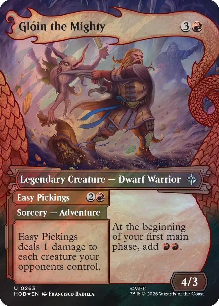 Gloin the Mighty (Showcase) (Surge Foil) (263) [The Hobbit] | Boutique FDB TCG