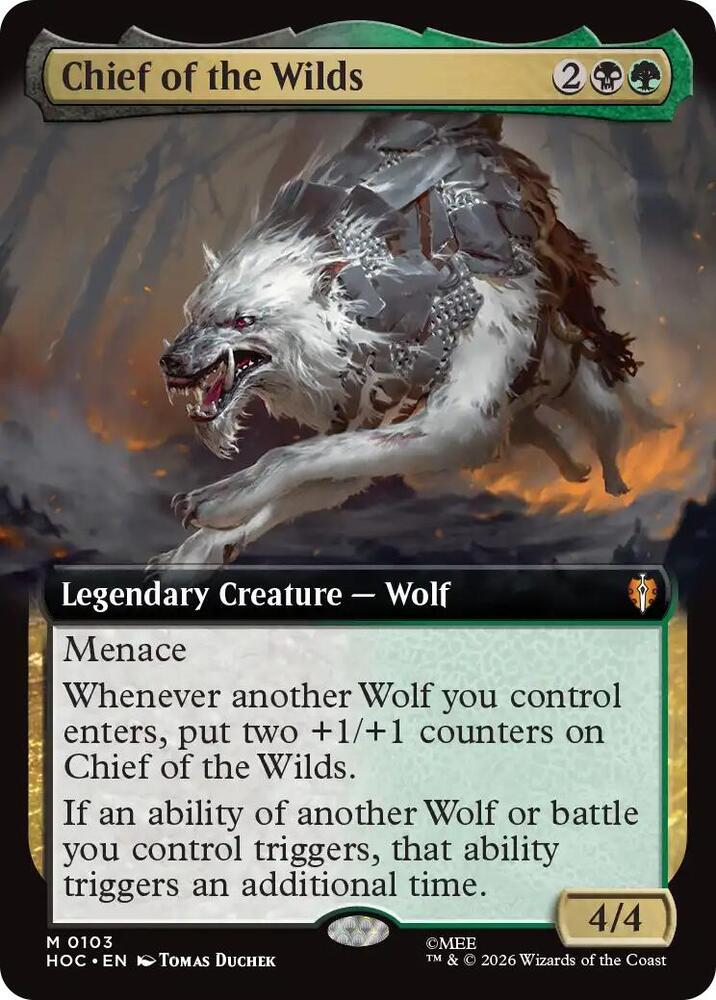 Chief of the Wilds (Extended Art) (103) [The Hobbit: Eternal-Legal] | Boutique FDB TCG