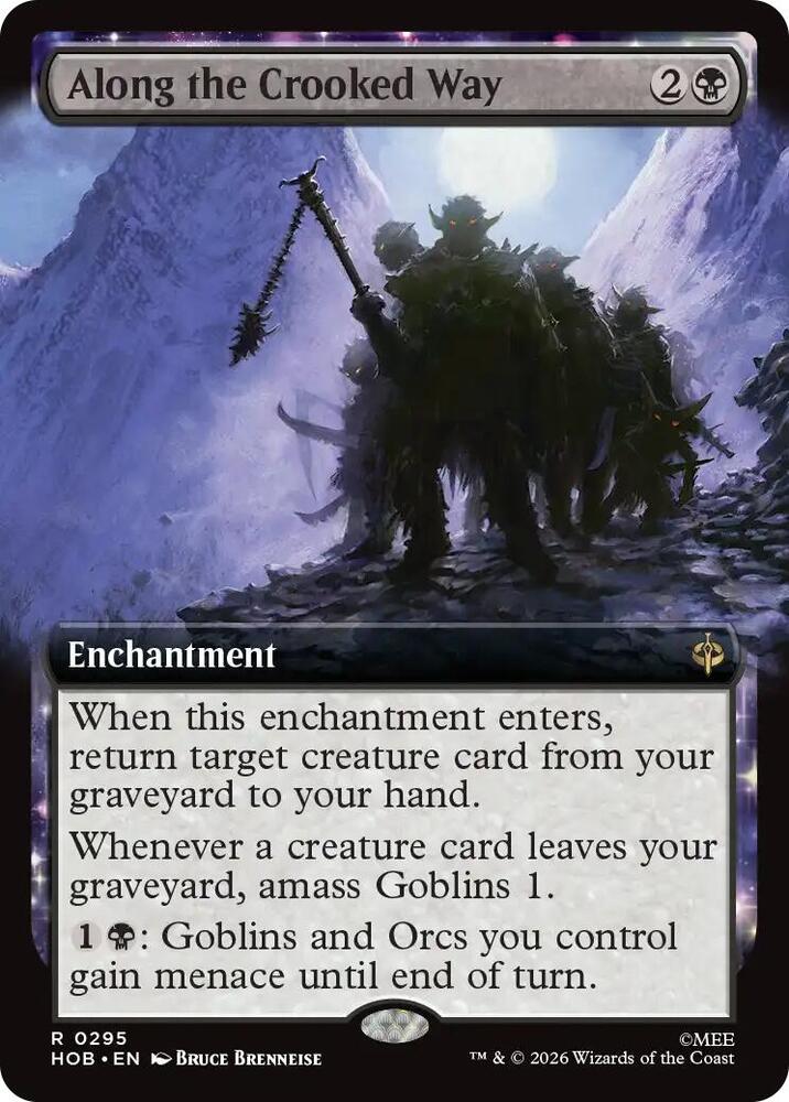 Along the Crooked Way (Extended Art) (295) [The Hobbit] | Boutique FDB TCG