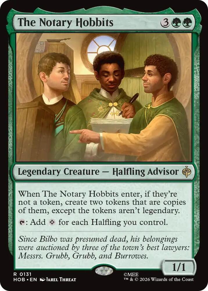 The Notary Hobbits (131) [The Hobbit] | Boutique FDB TCG