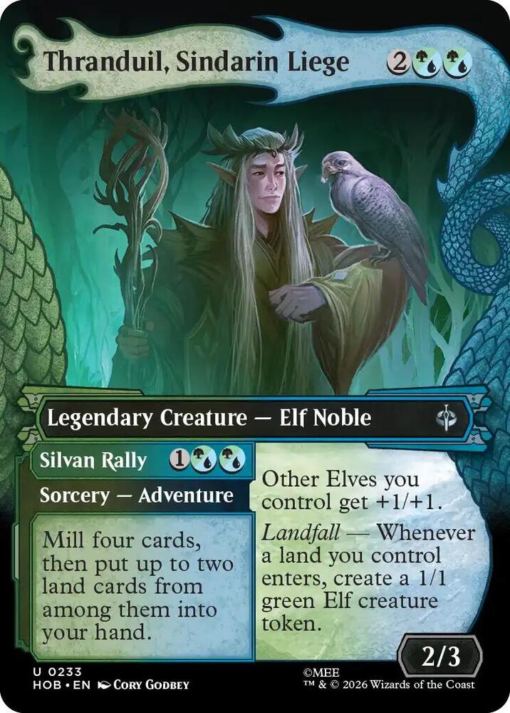 Thranduil, Sindarin Liege (Showcase) (233) [The Hobbit] | Boutique FDB TCG