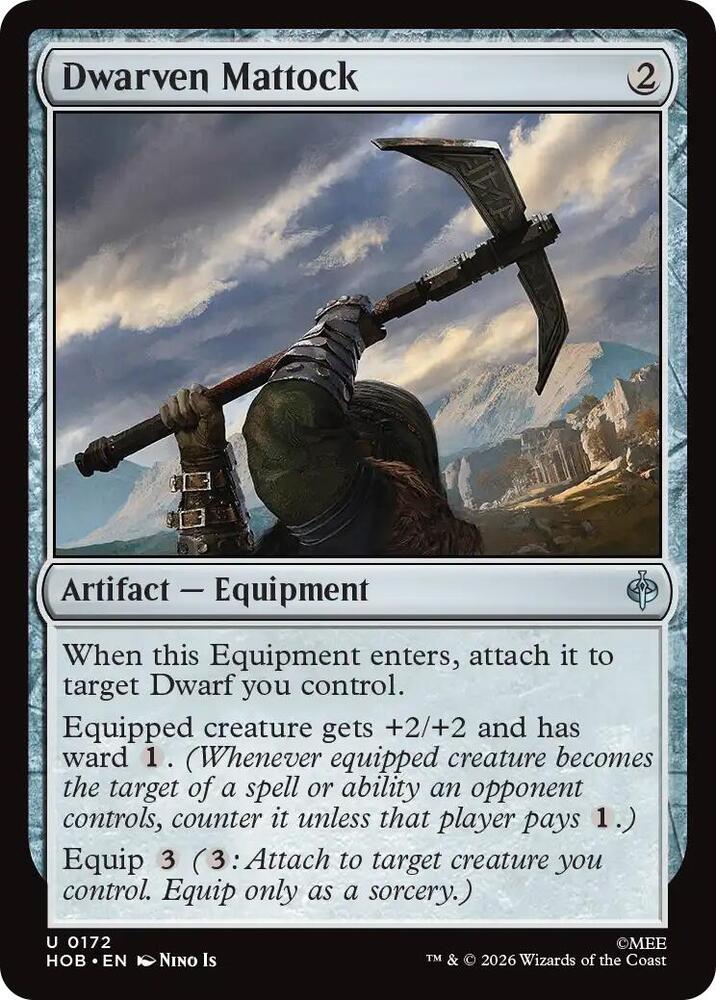 Dwarven Mattock (172) [The Hobbit] | Boutique FDB TCG