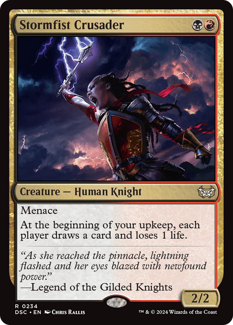 Stormfist Crusader [Duskmourn: House of Horror Commander] | Boutique FDB TCG