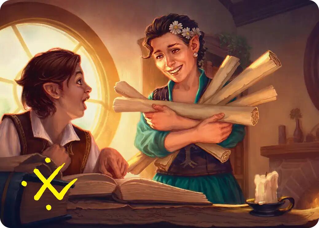 Belladonna Took Art Card (Gold-Stamped Signature) [The Hobbit Art Series] | Boutique FDB TCG