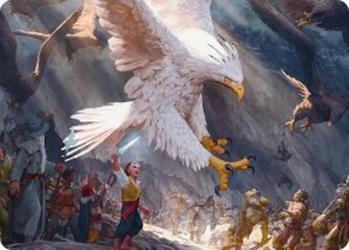 The Eagles Are Coming! Art Card (3) [The Hobbit Art Series] | Boutique FDB TCG