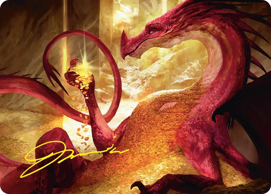 Gleaming Splendor Art Card (Gold-Stamped Signature) [The Hobbit Art Series] | Boutique FDB TCG