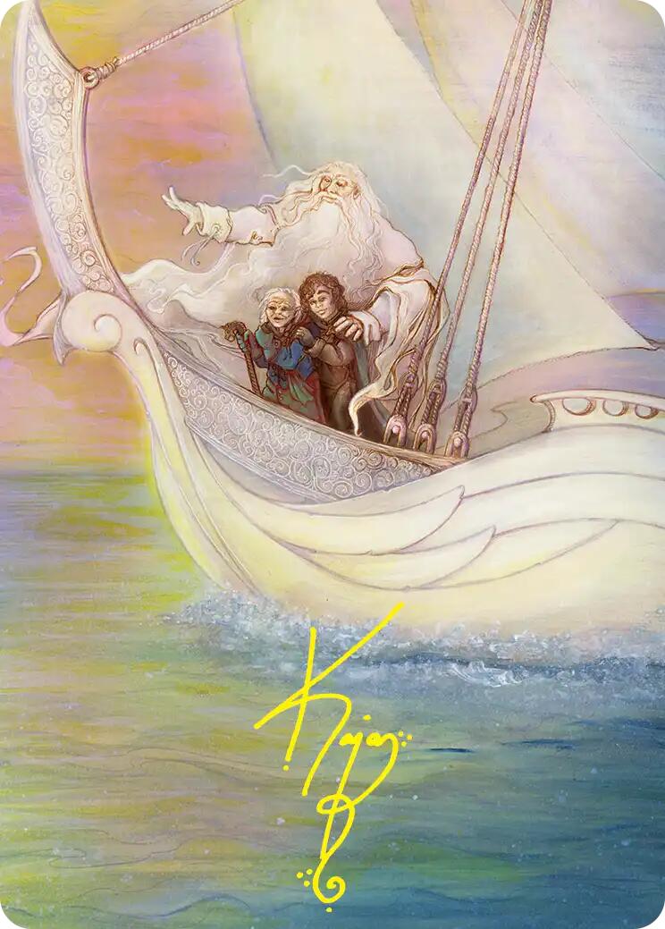 Dawn of a New Age Art Card (Gold-Stamped Signature) [The Hobbit Art Series] | Boutique FDB TCG