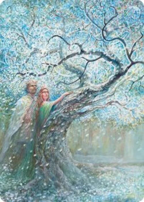 Flowering of the White Tree Art Card (27) [The Hobbit Art Series] | Boutique FDB TCG