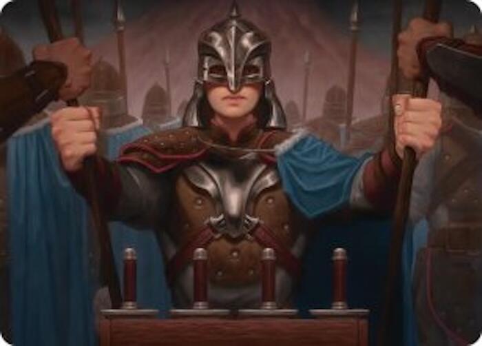 Bard's Attendant Art Card (50) [The Hobbit Art Series] | Boutique FDB TCG