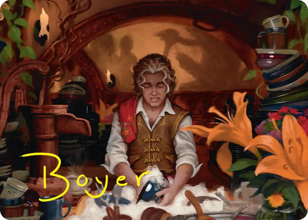Confusticate and Bebother Art Card (Gold-Stamped Signature) [The Hobbit Art Series] | Boutique FDB TCG