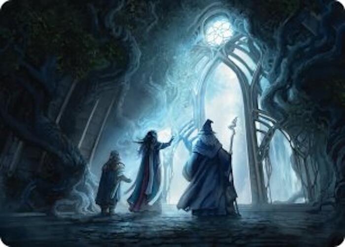 Uncover the Moon-Letters Art Card (13) [The Hobbit Art Series] | Boutique FDB TCG
