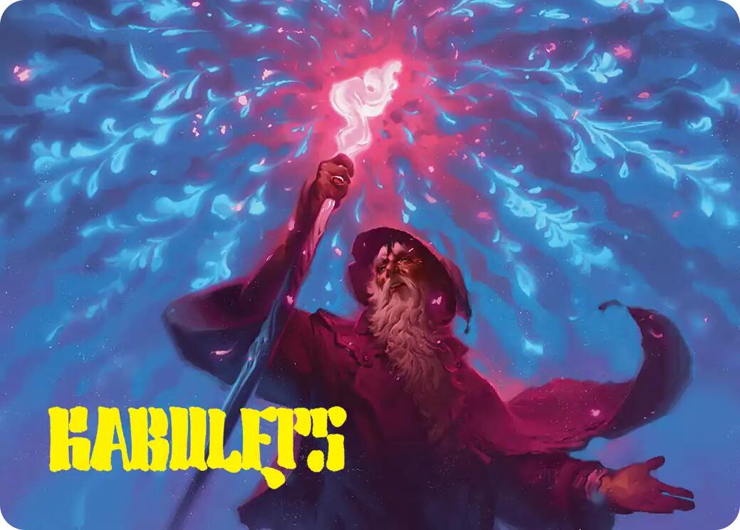 Wizard's Staff Art Card (Gold-Stamped Signature) [The Hobbit Art Series] | Boutique FDB TCG