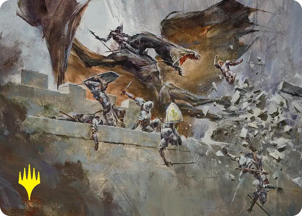 Witch-king of Angmar Art Card (Gold-Stamped) [The Hobbit Art Series] | Boutique FDB TCG