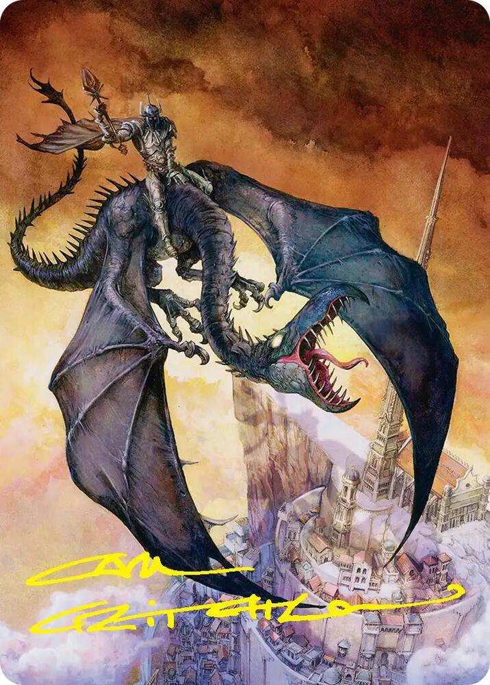 Witch-king, Bringer of Ruin Art Card (Gold-Stamped Signature) (32) [The Hobbit Art Series] | Boutique FDB TCG