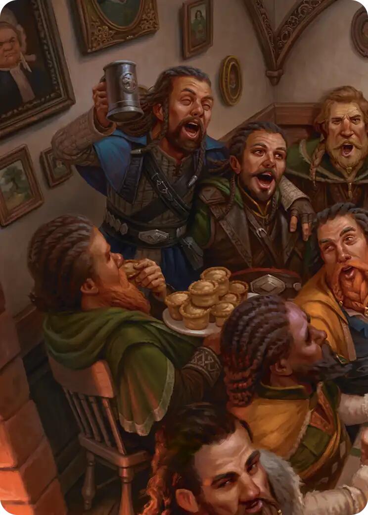 Fili and Kili, Joyous Art Card (1/12) [The Hobbit Art Series] | Boutique FDB TCG