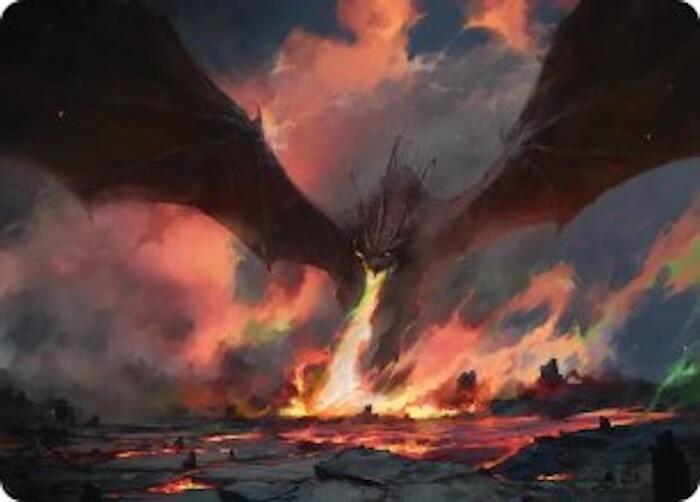 Smaug, the Great Calamity Art Card (17) [The Hobbit Art Series] | Boutique FDB TCG