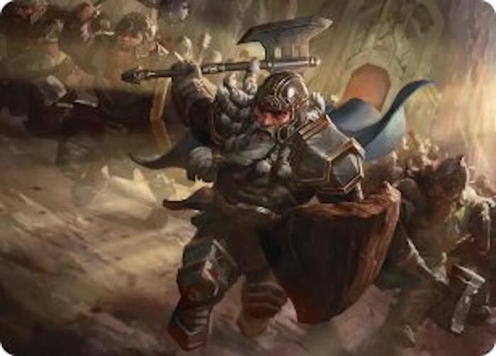 Thorin, Mountain-king Art Card (19) [The Hobbit Art Series] | Boutique FDB TCG
