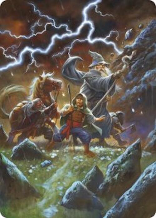 Call Forth the Tempest Art Card (33) [The Hobbit Art Series] | Boutique FDB TCG