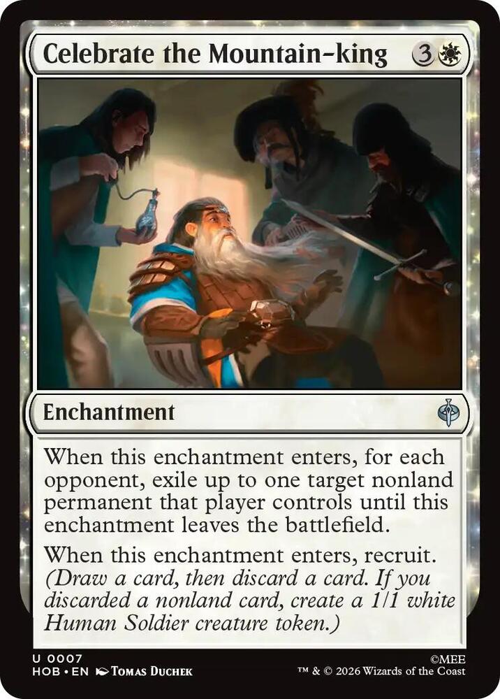 Celebrate the Mountain-king (7) [The Hobbit] | Boutique FDB TCG