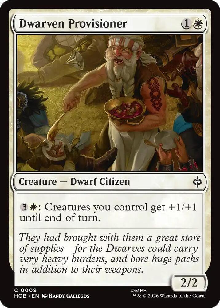 Dwarven Provisioner (9) [The Hobbit] | Boutique FDB TCG
