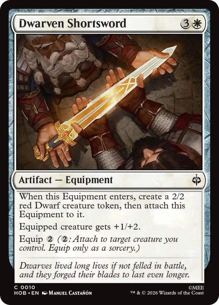 Dwarven Shortsword (10) [The Hobbit] | Boutique FDB TCG