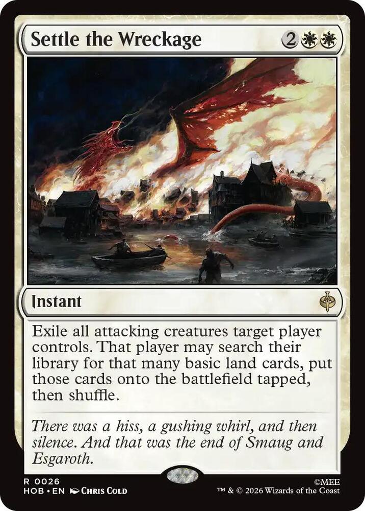 Settle the Wreckage (26) [The Hobbit] | Boutique FDB TCG