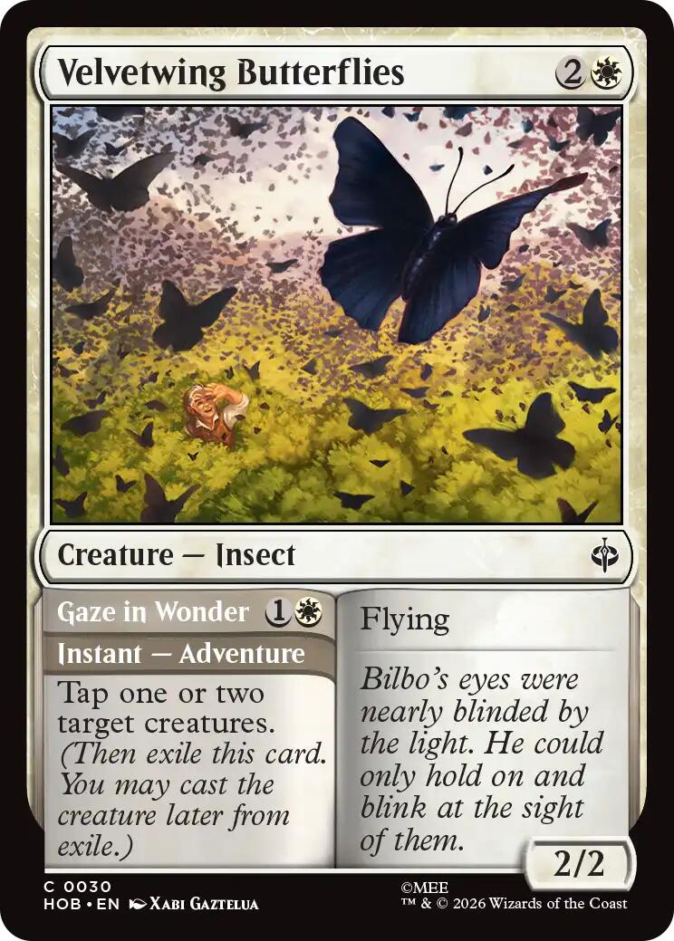 Velvetwing Butterflies [The Hobbit] | Boutique FDB TCG