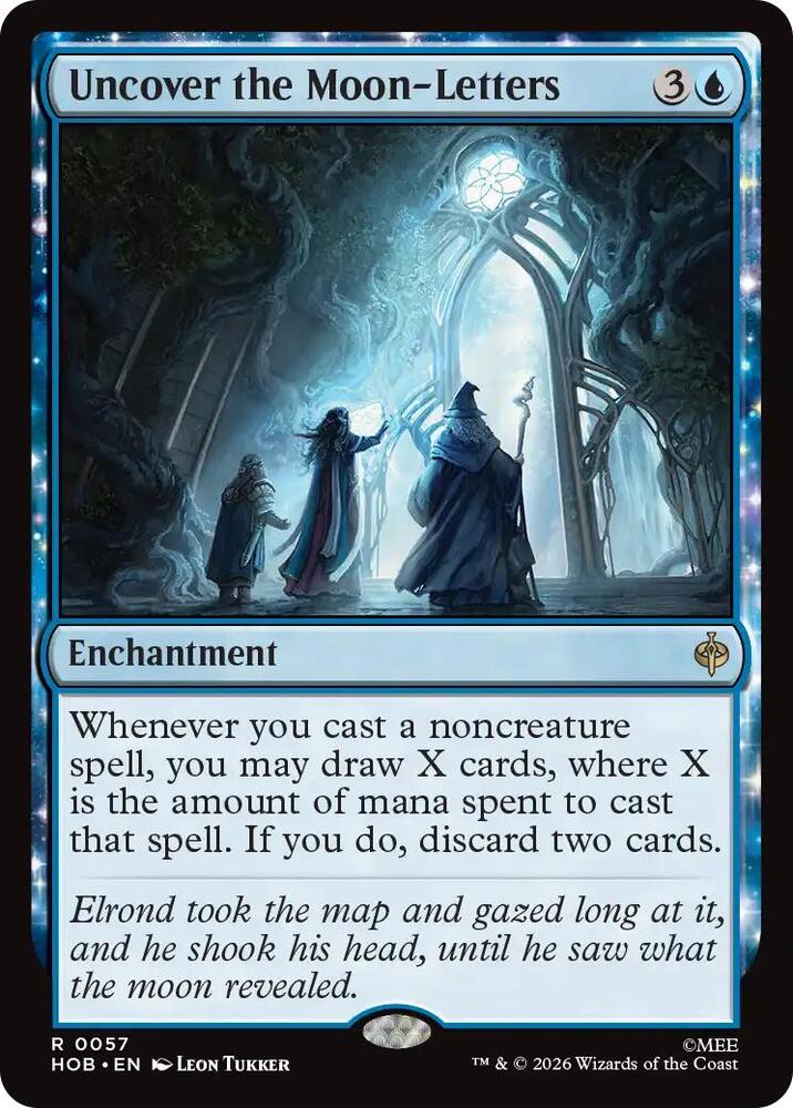 Uncover the Moon-Letters (57) [The Hobbit] | Boutique FDB TCG