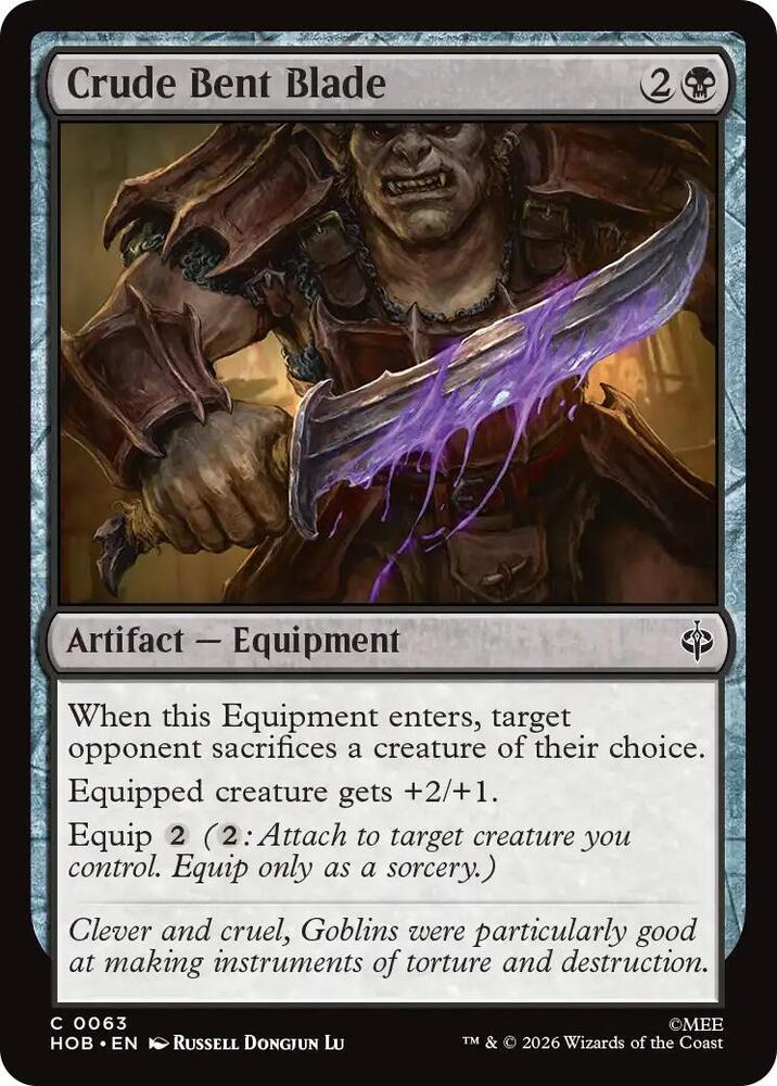 Crude Bent Blade (63) [The Hobbit] | Boutique FDB TCG