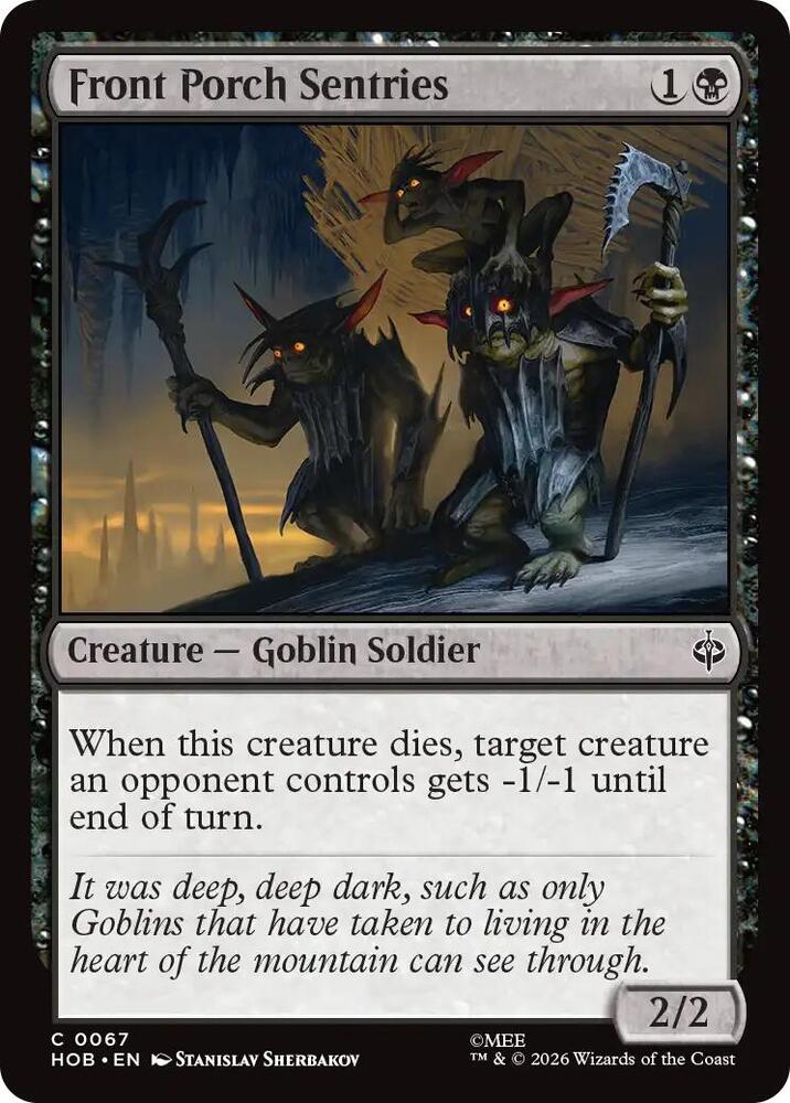 Front Porch Sentries (67) [The Hobbit] | Boutique FDB TCG