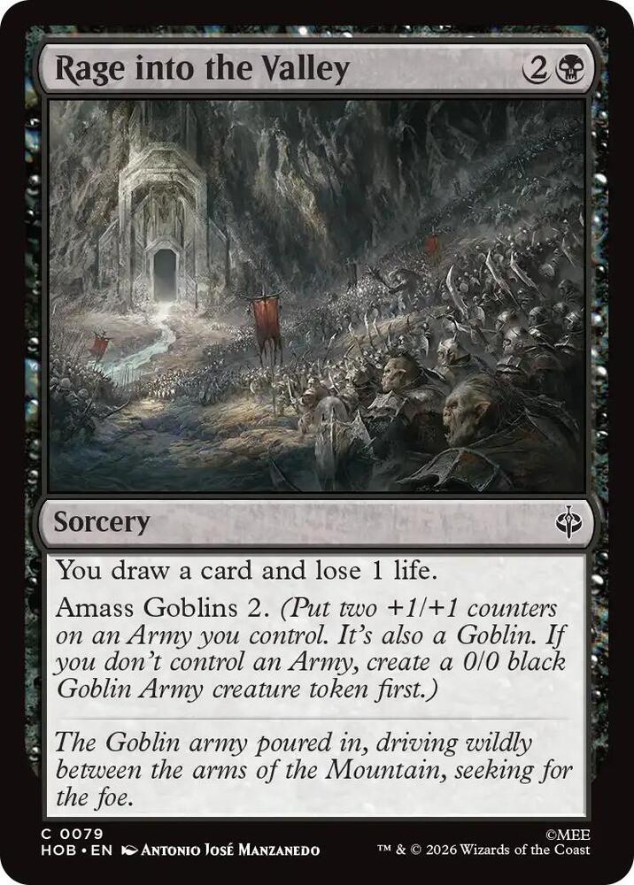 Rage into the Valley (79) [The Hobbit] | Boutique FDB TCG
