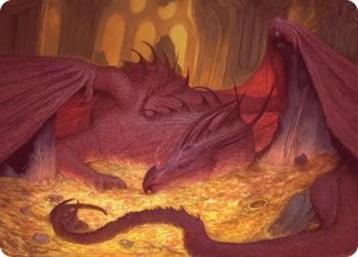 Smaug the Magnificent Art Card (43) [The Hobbit Art Series] | Boutique FDB TCG