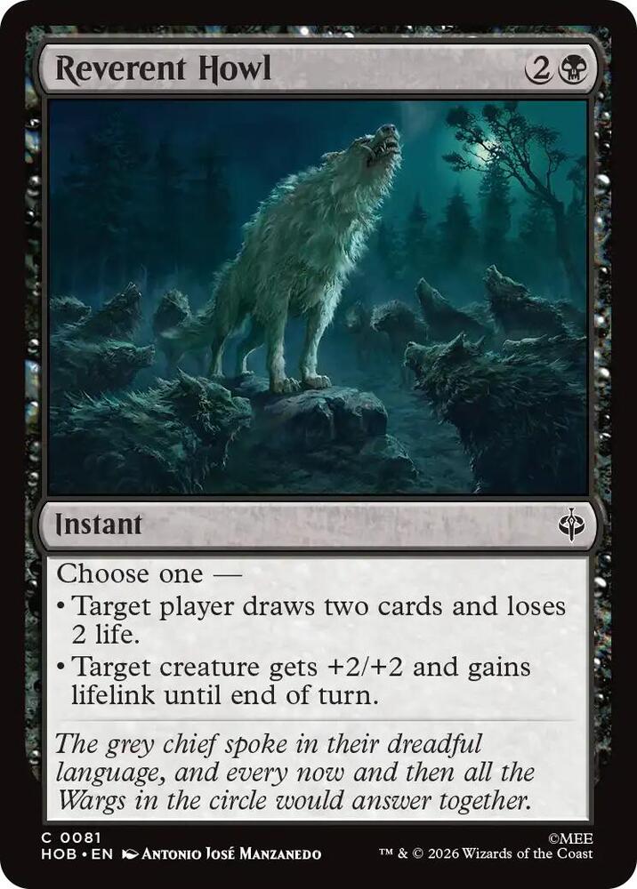 Reverent Howl (81) [The Hobbit] | Boutique FDB TCG