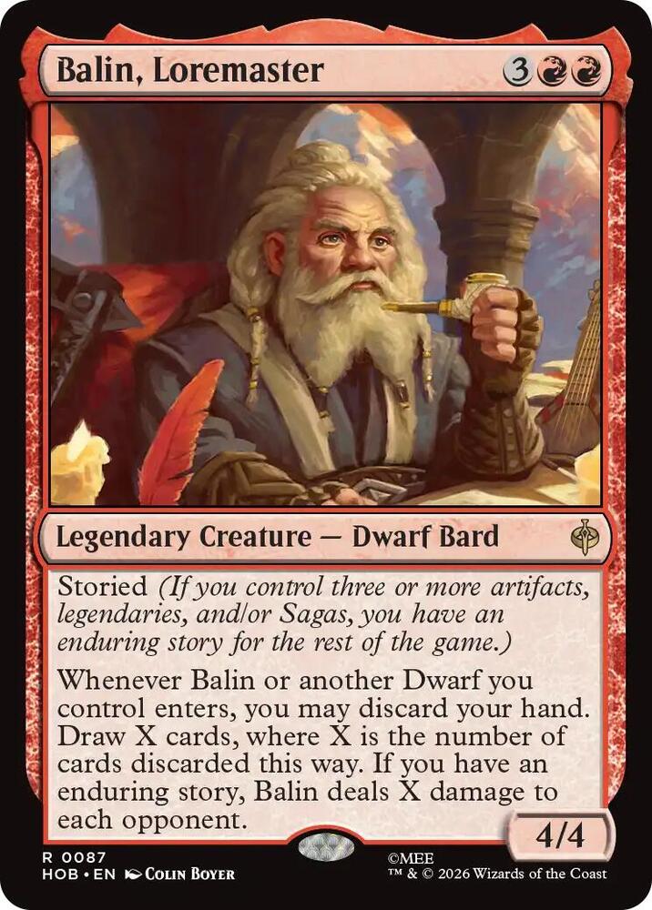 Balin, Loremaster (87) [The Hobbit] | Boutique FDB TCG