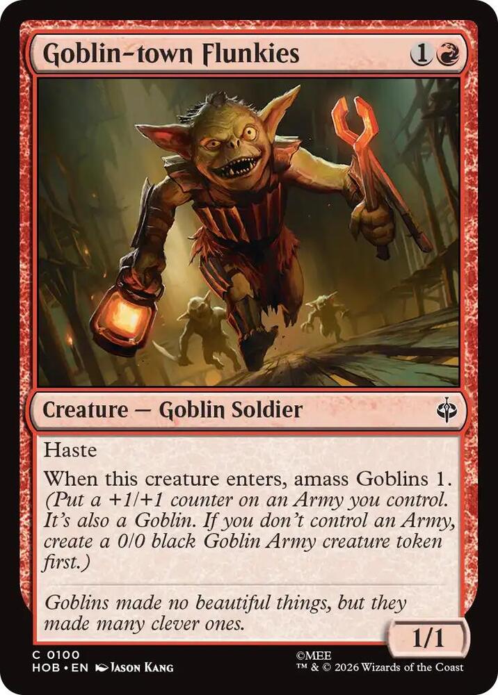 Goblin-town Flunkies (100) [The Hobbit] | Boutique FDB TCG