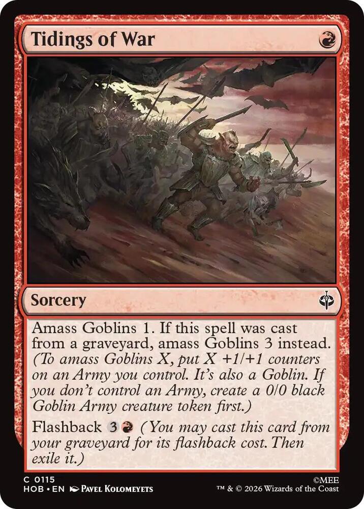 Tidings of War (115) [The Hobbit] | Boutique FDB TCG