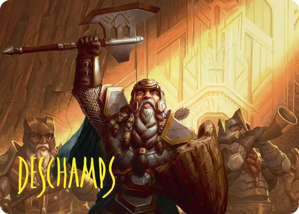 Thorin, Company's Leader Art Card (Gold-Stamped Signature) (47) [The Hobbit Art Series] | Boutique FDB TCG
