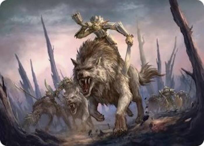 Signal the Onslaught Art Card (52) [The Hobbit Art Series] | Boutique FDB TCG