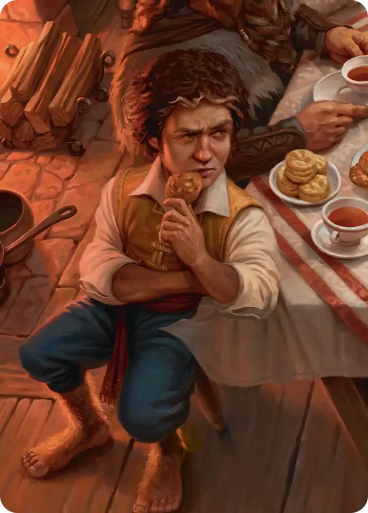 Bilbo, Fellow Conspirator Art Card (4/12) [The Hobbit Art Series] | Boutique FDB TCG