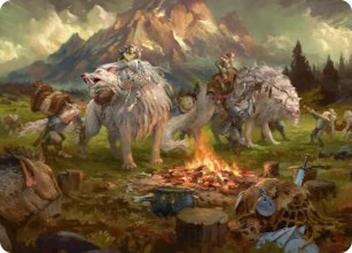 Mount Gundabad Mobilizes Art Card (54) [The Hobbit Art Series] | Boutique FDB TCG