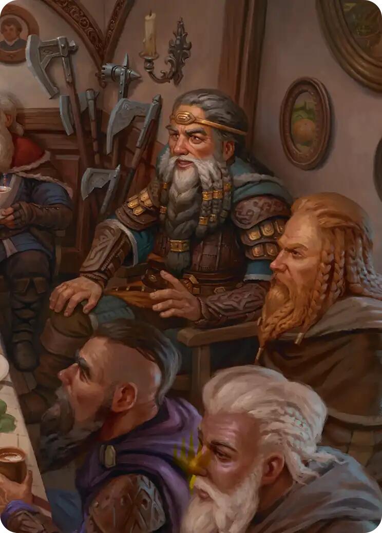 Thorin, King of Durin's Folk Art Card (3/12) [The Hobbit Art Series] | Boutique FDB TCG