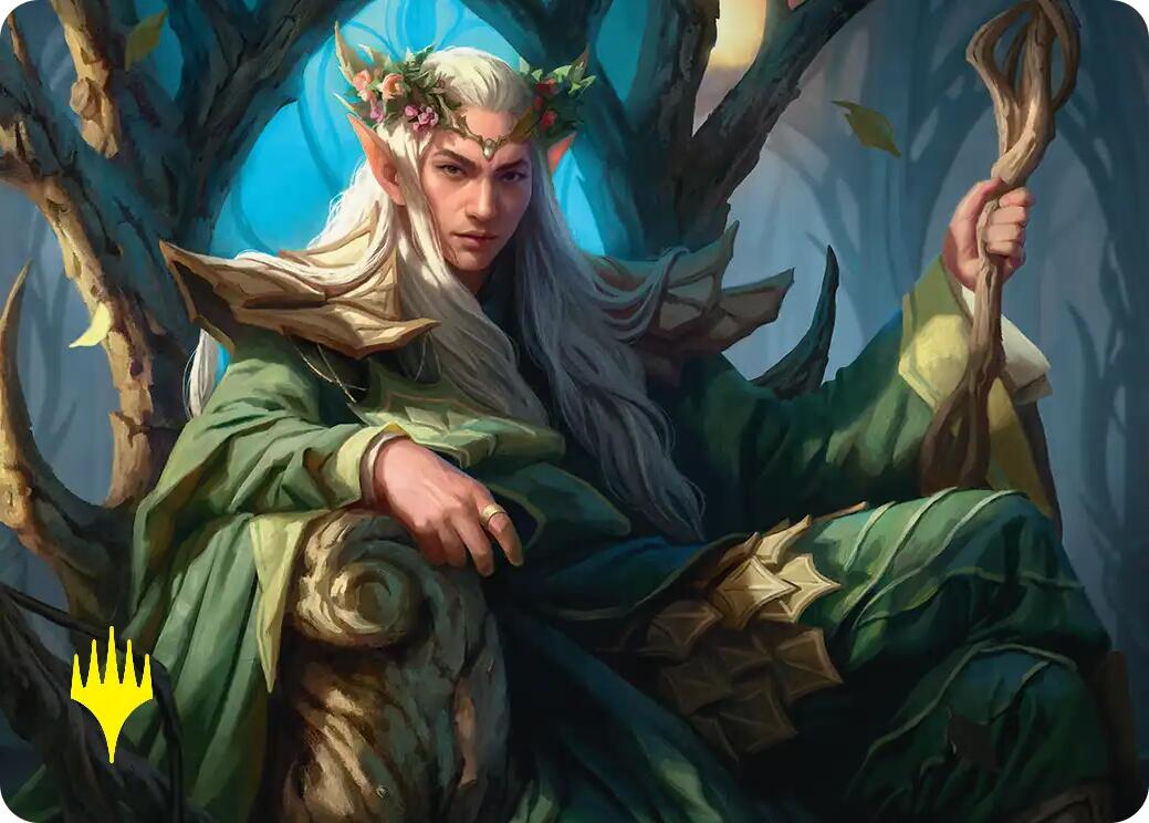 Thranduil, the Elvenking Art Card (Gold-Stamped) [The Hobbit Art Series] | Boutique FDB TCG