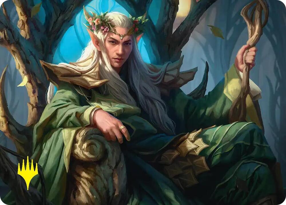 Thranduil, the Elvenking Art Card (Gold-Stamped) (22) [The Hobbit Art Series] | Boutique FDB TCG