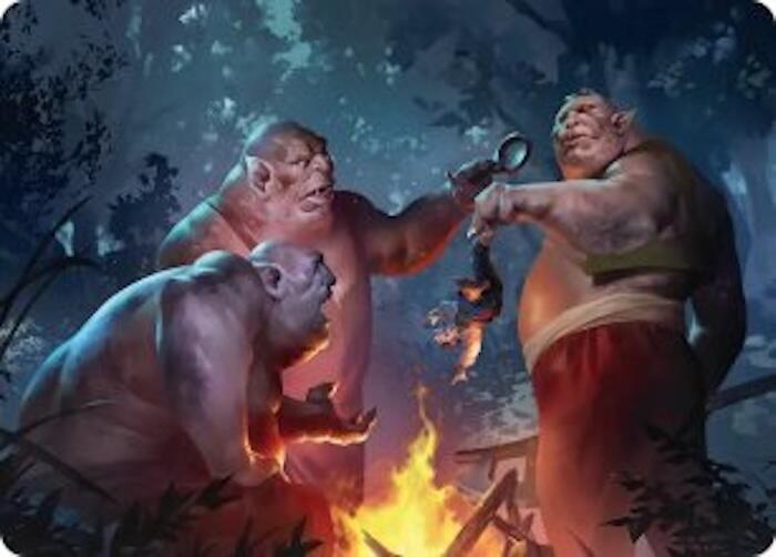 Tom, Bert, and William Art Card (25) [The Hobbit Art Series] | Boutique FDB TCG