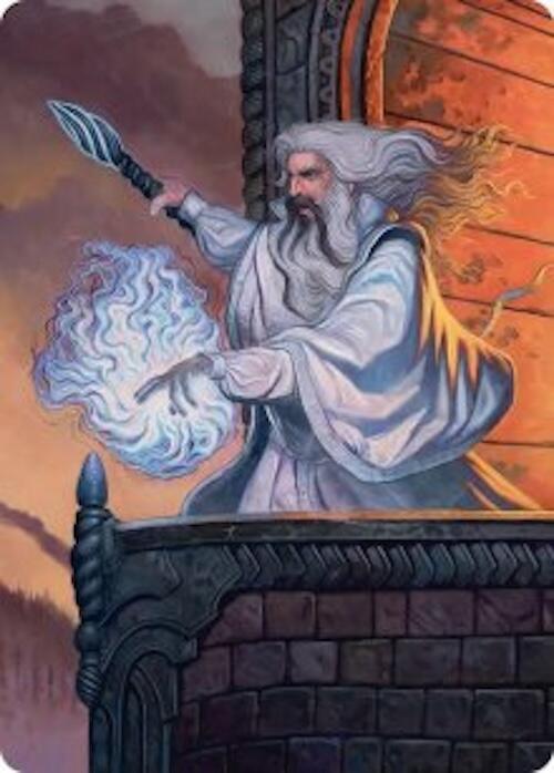 Saruman of Many Colors Art Card (35) [The Hobbit Art Series] | Boutique FDB TCG