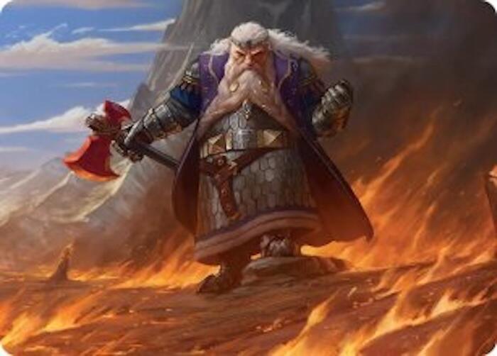 Dain of the Ancient Halls Art Card (48) [The Hobbit Art Series] | Boutique FDB TCG