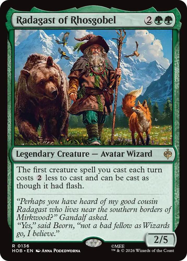 Radagast of Rhosgobel (136) [The Hobbit] | Boutique FDB TCG