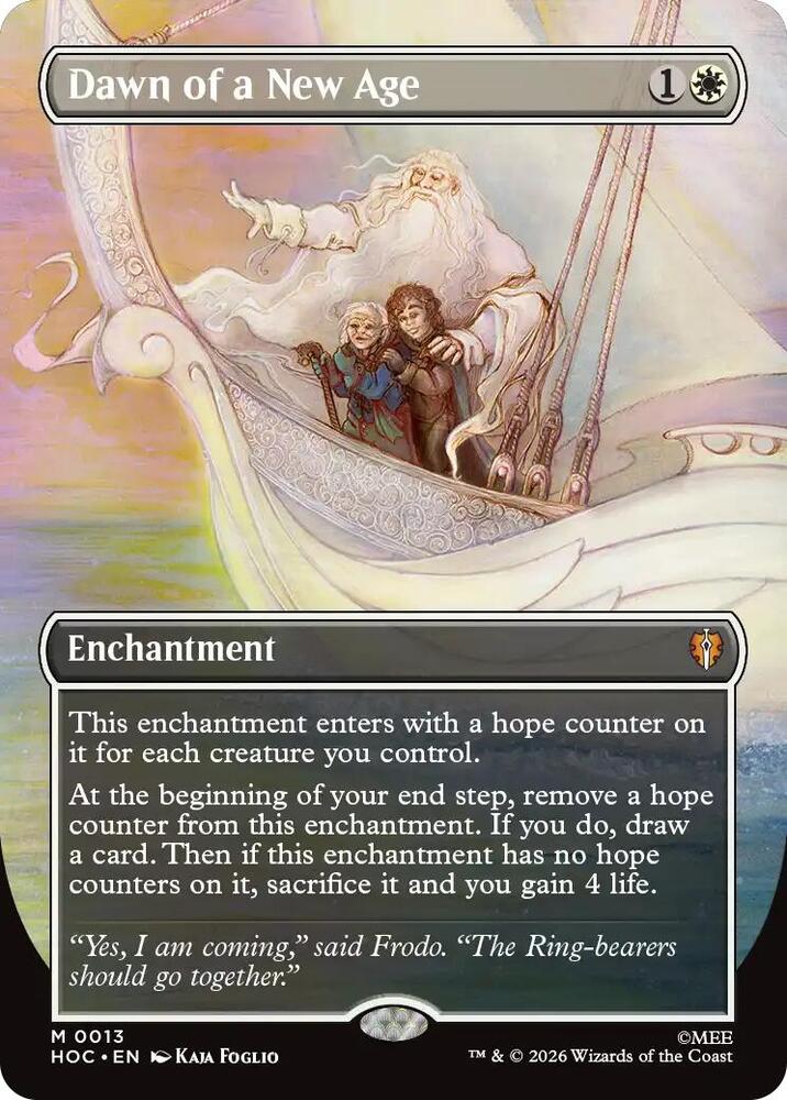 Dawn of a New Age (Borderless) (13) [The Hobbit: Eternal-Legal] | Boutique FDB TCG