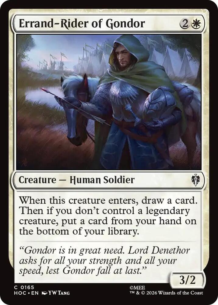 Errand-Rider of Gondor (165) [The Hobbit: Eternal-Legal] | Boutique FDB TCG